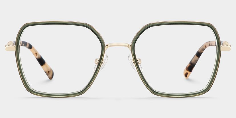 Sophie Vert Géométrique lunettes