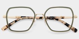 Sophie Vert Géométrique lunettes1