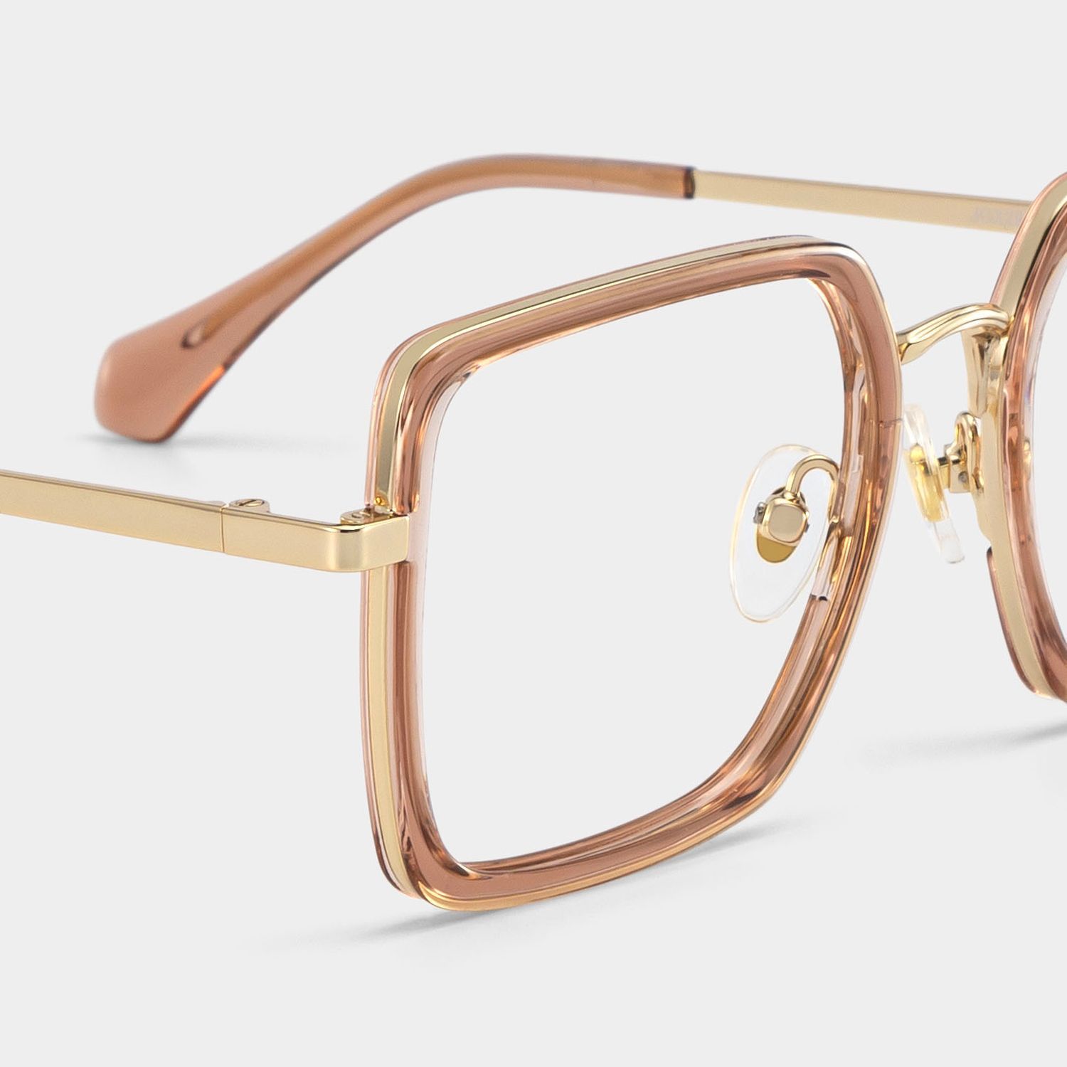 Lunettes Shane à monture marron carrée en ligne | ZEELOOL4