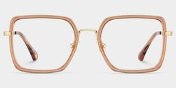 Shane Marron Carré lunettes0