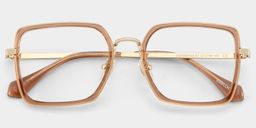 Shane Marron Carré lunettes1