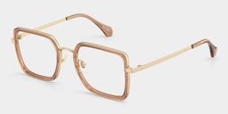 Shane Marron Carré lunettes2