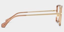 Shane Marron Carré lunettes3