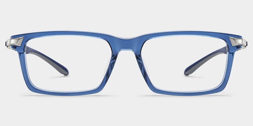 Orion Bleu Rectangulaire lunettes