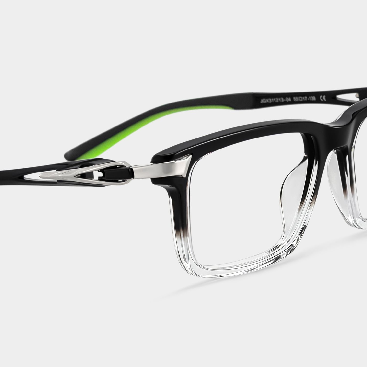 Lunettes à monture fine noire Orion pour hommes | ZEELOOL5