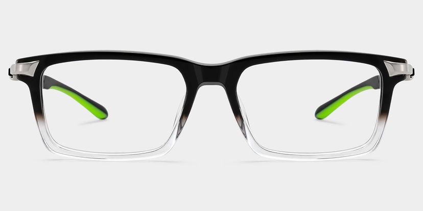 Orion Noir Rectangulaire lunettes
