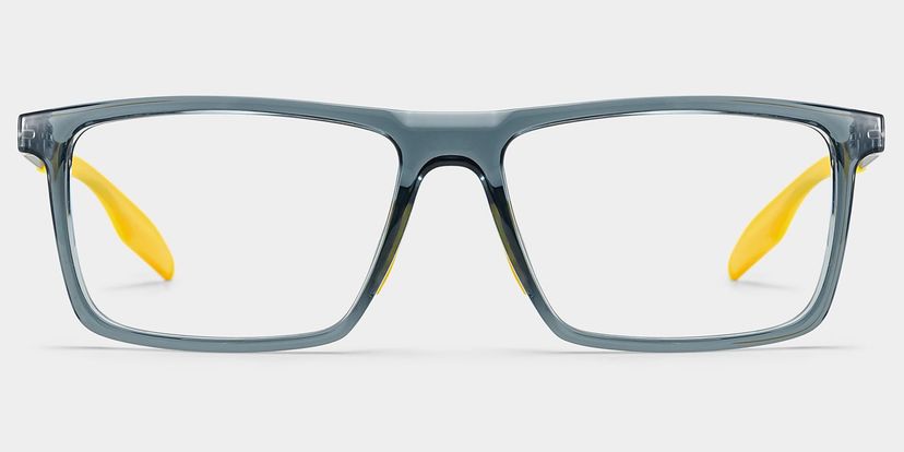 Active Bleu Jaune Rectangulaire lunettes