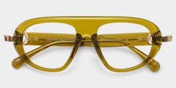 Aveline Vert Aviateur lunettes2