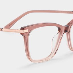Eliot Rose clair Rectangulaire lunettes4