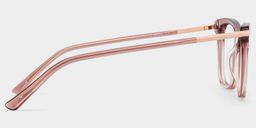 Eliot Rose clair Rectangulaire lunettes3