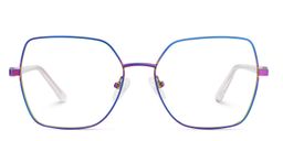 Billie Irisé Géométrique lunettes2