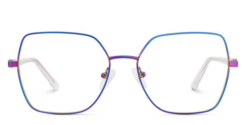Billie Irisé Géométrique lunettes