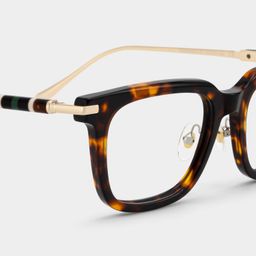 Rayne Tortue Carré lunettes5