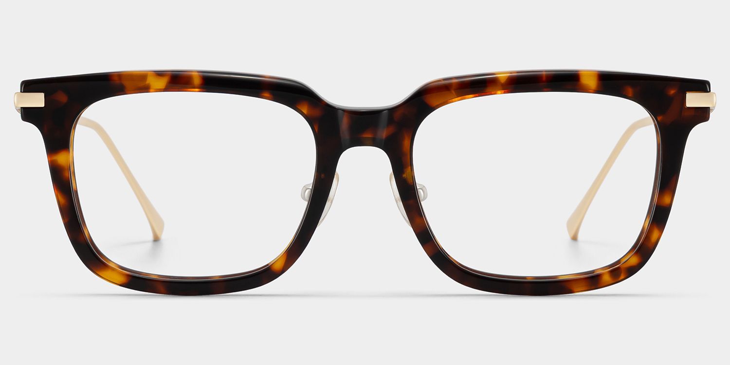 Lunettes de vue carrées Rayne couleur écaille | ZEELOOL1