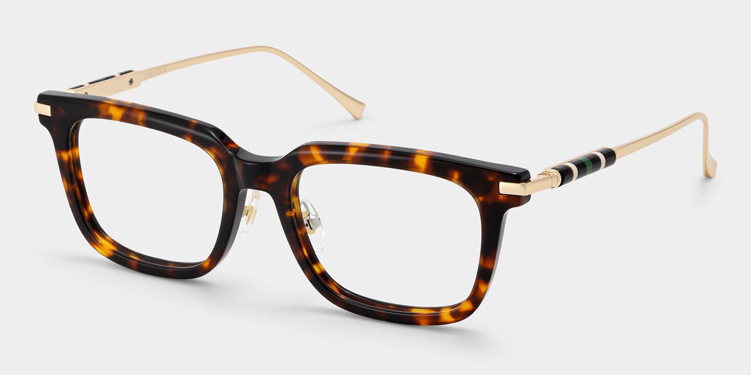 Lunettes de vue carrées Rayne couleur écaille | ZEELOOL3