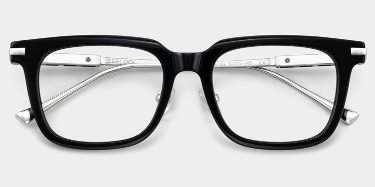 Rayne Noir Carré lunettes