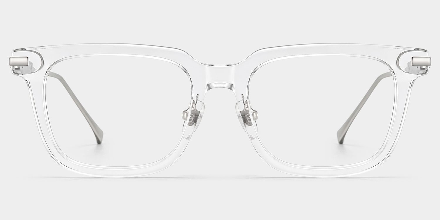 Monture de lunettes carrée transparente Rayne pour homme | ZEELOOL0