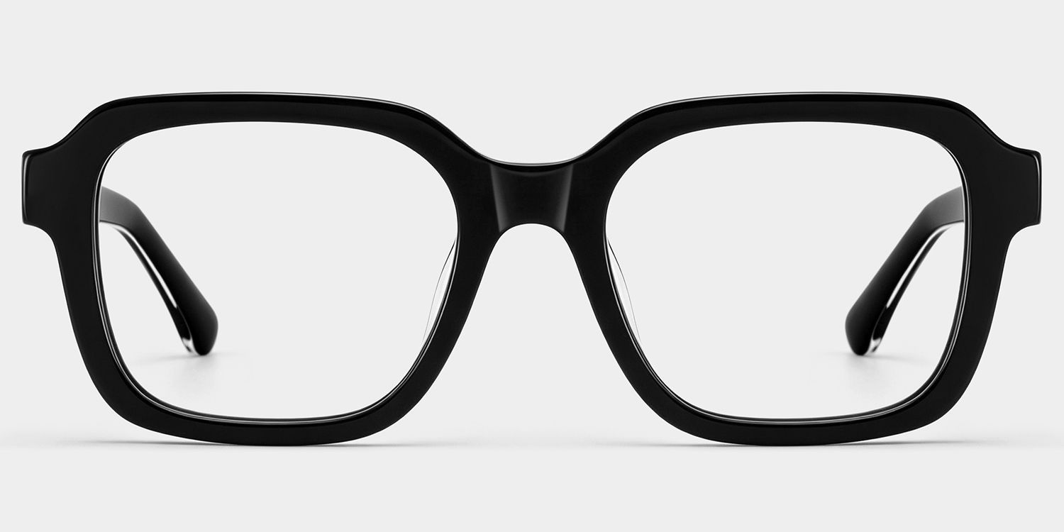 Lunettes carrées noires Parker pour femme | ZEELOOL1