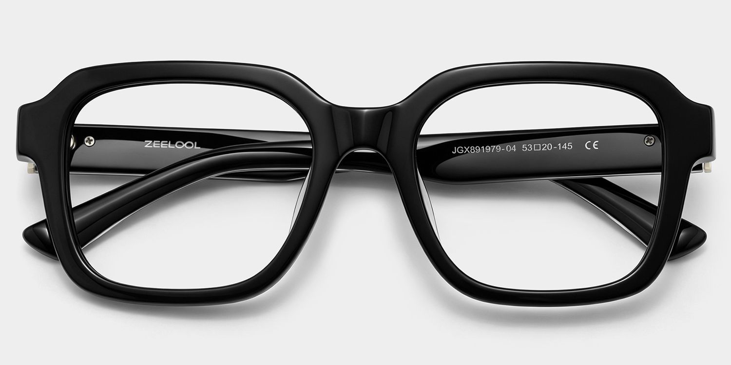 Lunettes carrées noires Parker pour femme | ZEELOOL2
