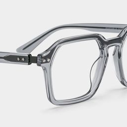 Brendan Gris Géométrique lunettes4