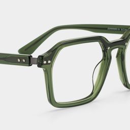 Brendan Vert Géométrique lunettes5