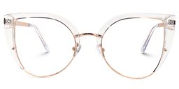 Brewer transparent Cat-eye lunettes0