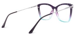 Krystle Bleu-violet Carré lunettes4