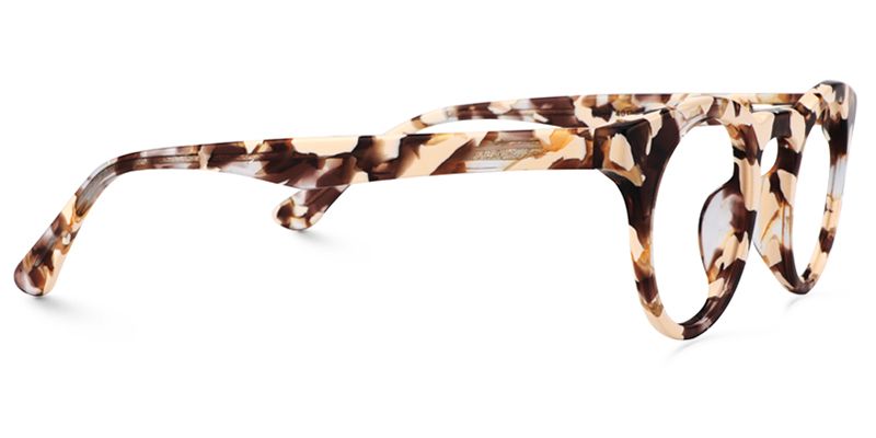 Abigail Lunettes rondes Tortoise3