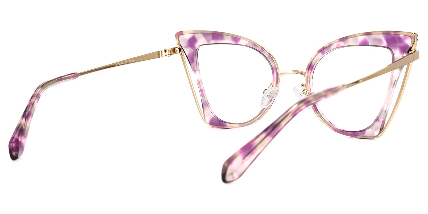 Orinthia Violet Cateye Lunettes3