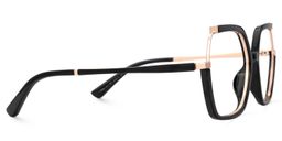 Alexia Noir Carré lunettes2