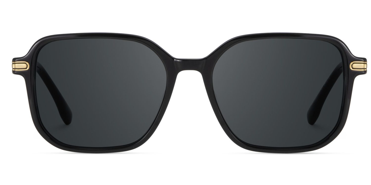Jetson Rectangle Noir Lunettes de soleil pour Sublimer votre Visage | ZEELOOL FR0
