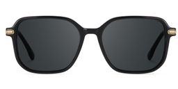 Jetson Noir Rectangulaire lunettes de soleil0