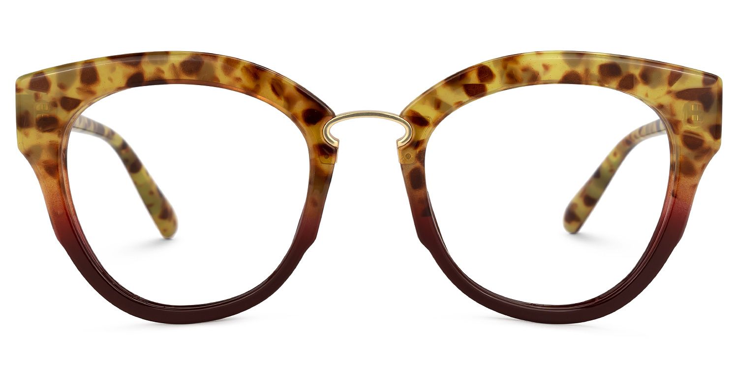 Ruthann Lunettes Cateye écaille jaune 0