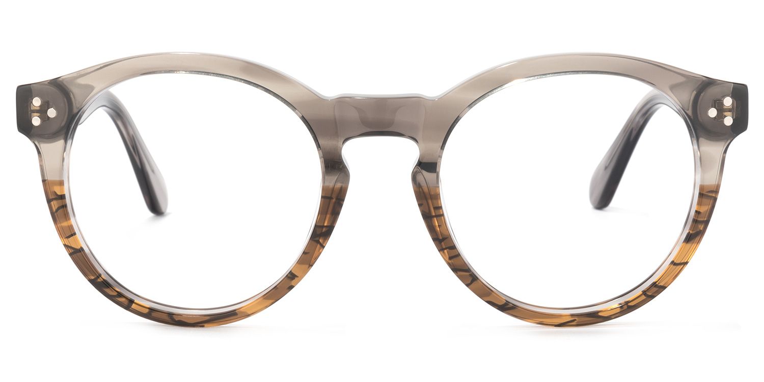 Ryleigh Lunettes de soleil rondes grises0