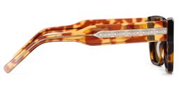 Marlowe Tortue Rectangulaire lunettes de soleil3