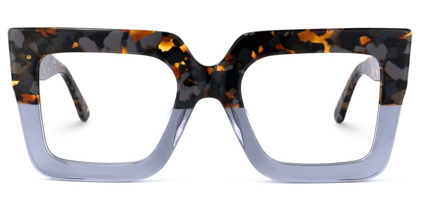 Brandon Gris Floral Carré lunettes