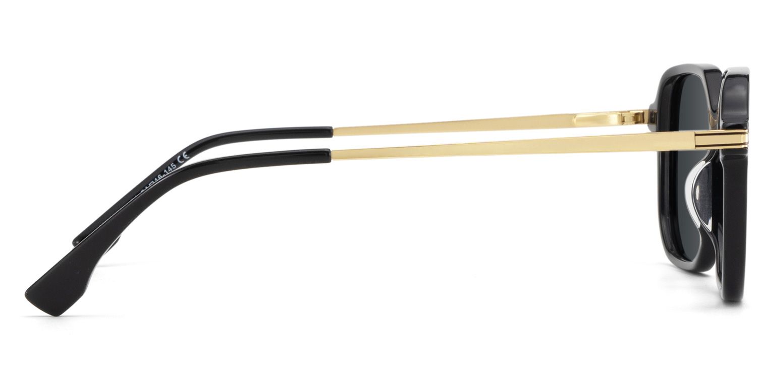 Jetson Rectangle Noir Lunettes de soleil pour Sublimer votre Visage | ZEELOOL FR3