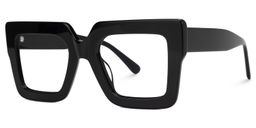 Brandon Noir Carré lunettes1