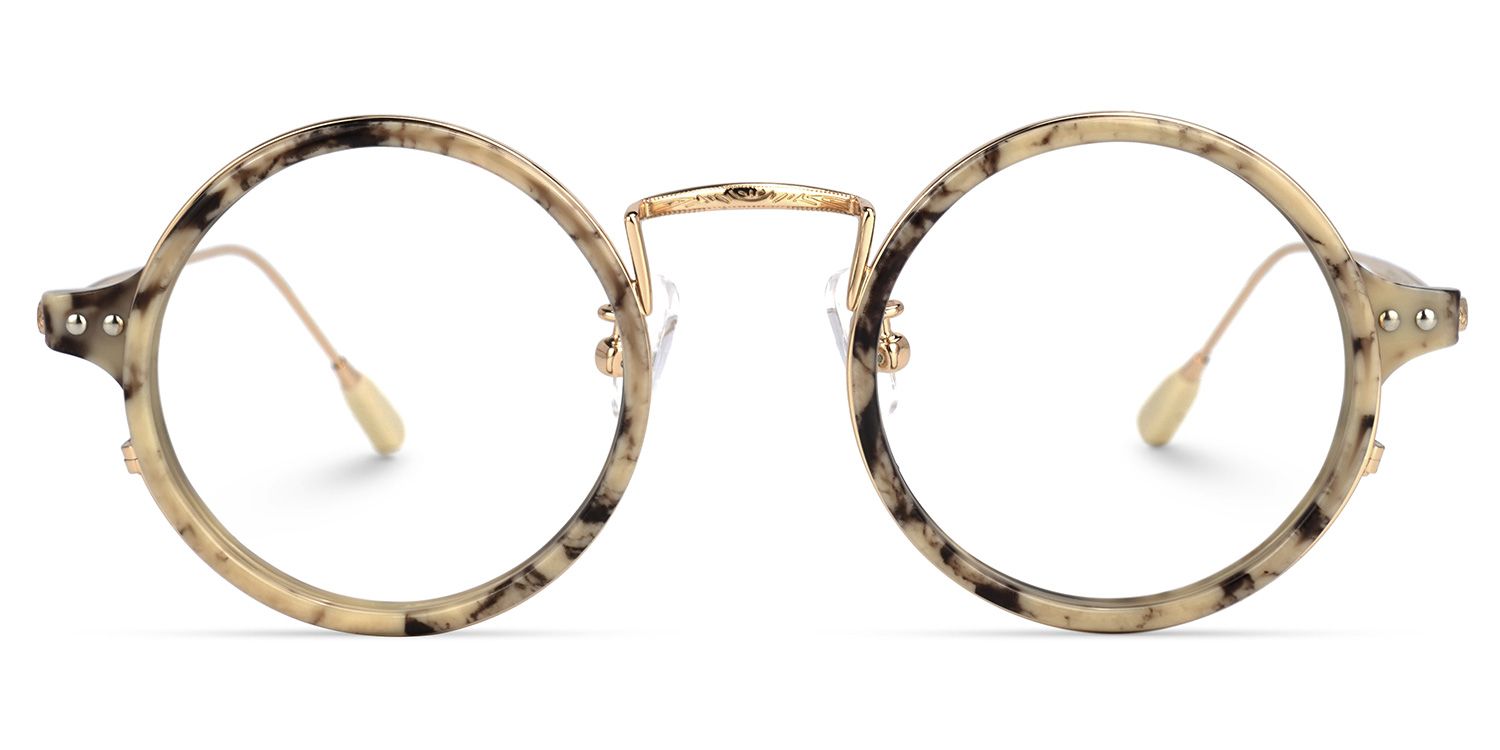 Hadassah Lunettes rondes jaunes 0