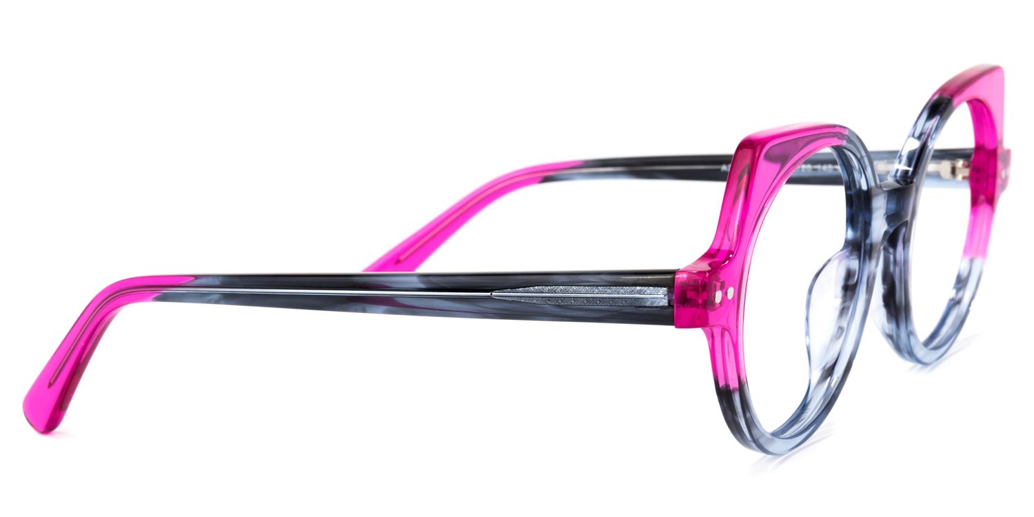 Gilbert Gris Rose Cateye Lunettes3
