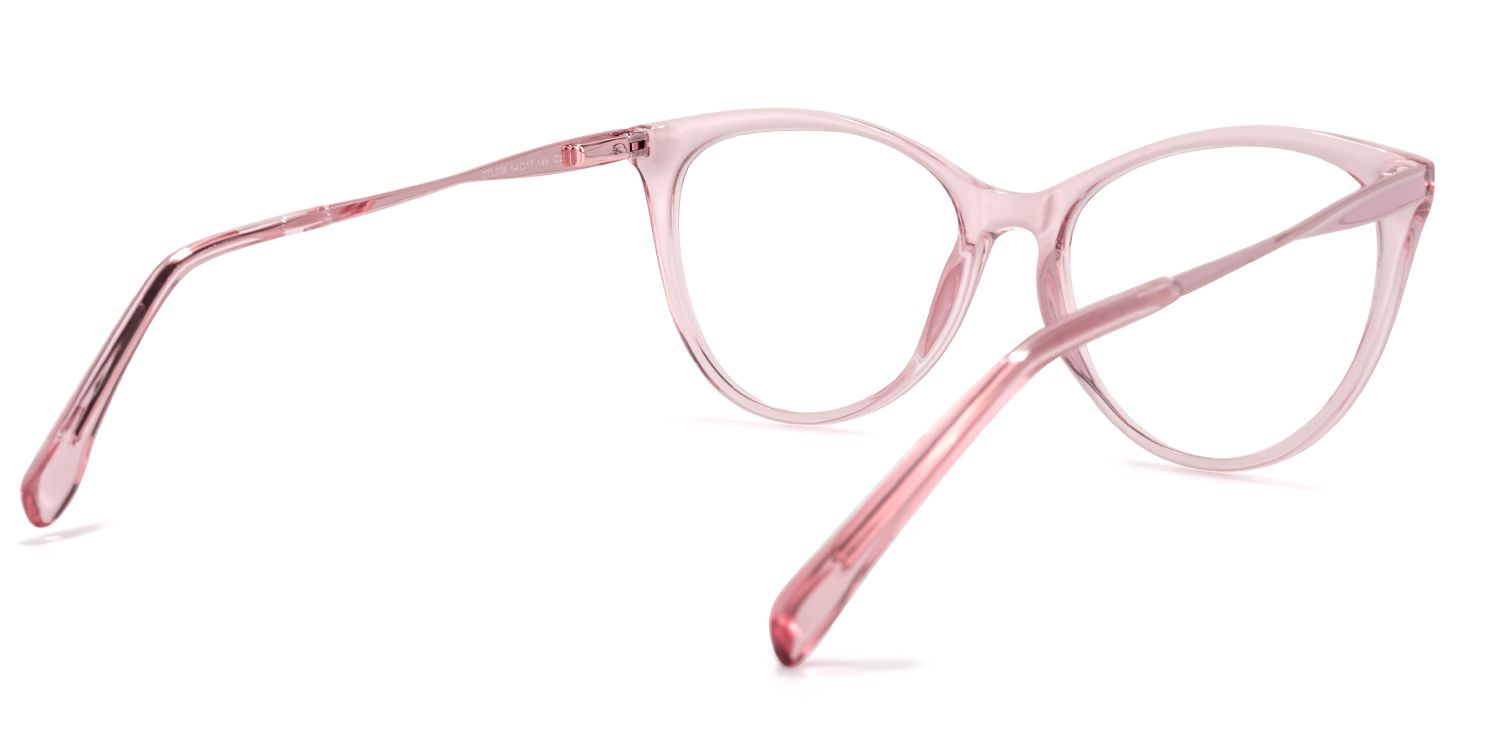 France Lunettes de cateye rose4
