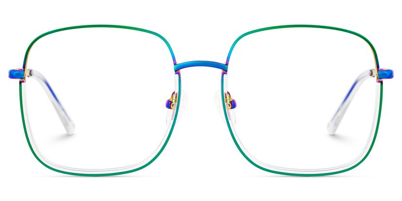 Wade Irisé Carré lunettes