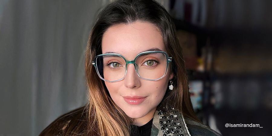 Payton Vert Géométrique Lunettes 2