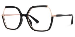 Alexia Noir Carré lunettes1