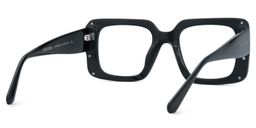 Jesse Noir Rectangulaire lunettes3