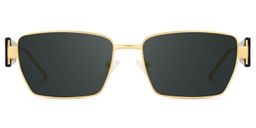 Aluna Or Rectangulaire lunettes de soleil0