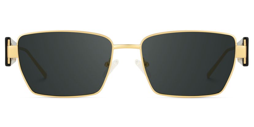 Aluna Or Rectangulaire lunettes de soleil