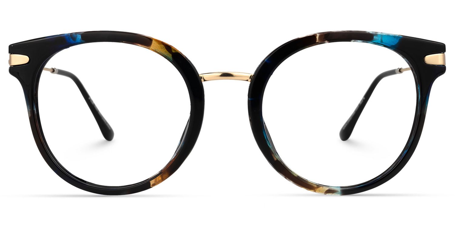 Kalinda Floral Ronde Lunettes0