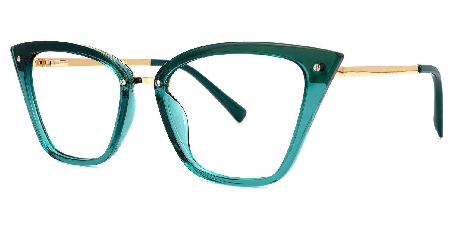 Dionne Vert Cateye Lunettes1