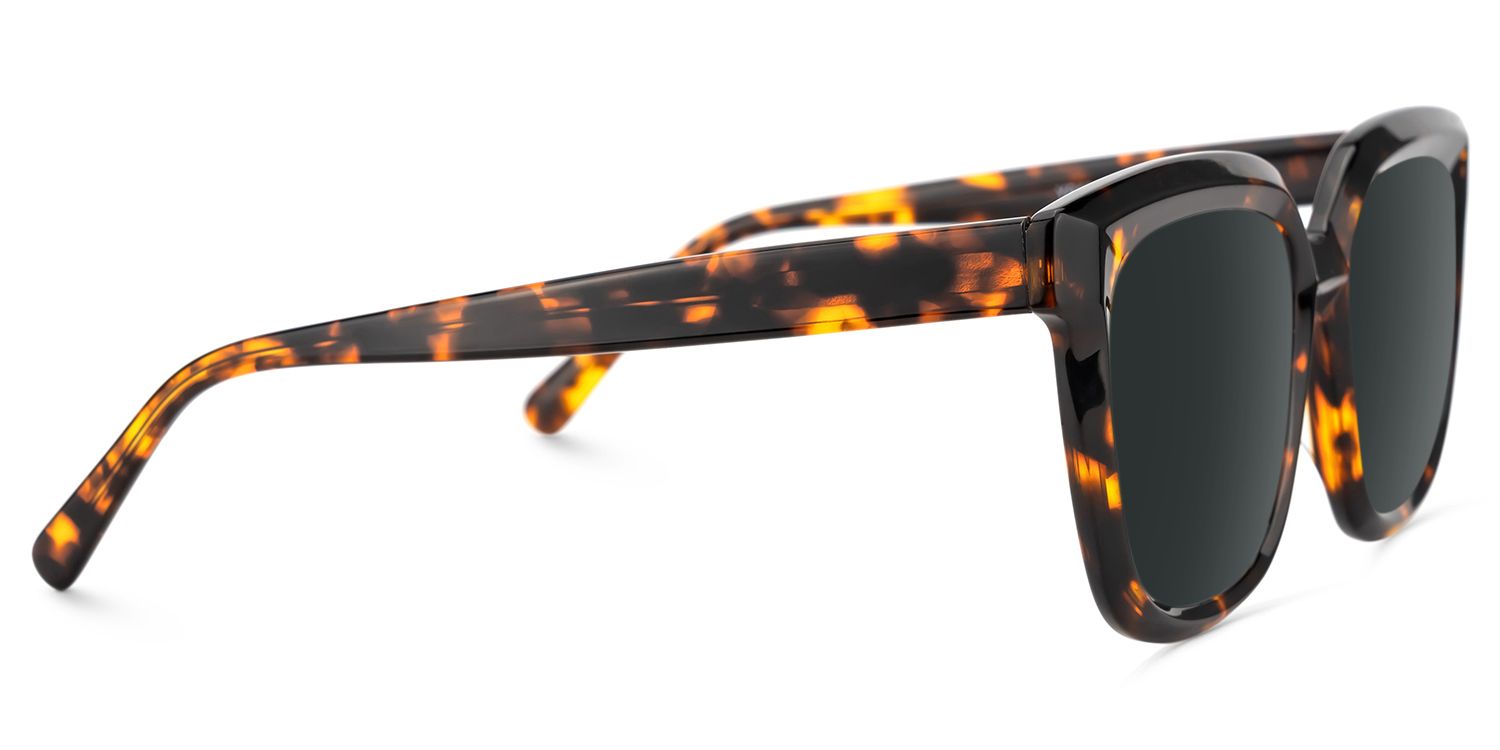 Lunettes de soleil de vue Square Tortue Lark | ZEELOOL3